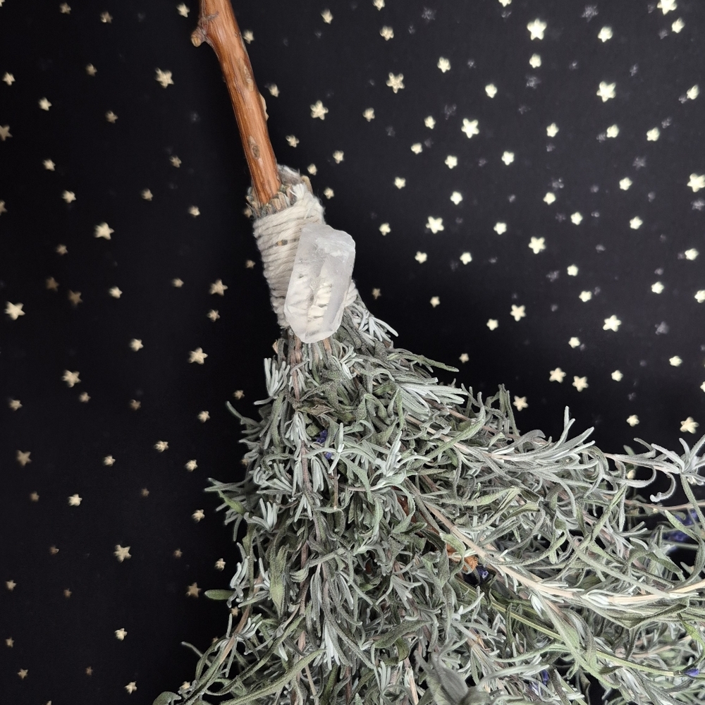 LARGE 26" Lavender Besom Broom